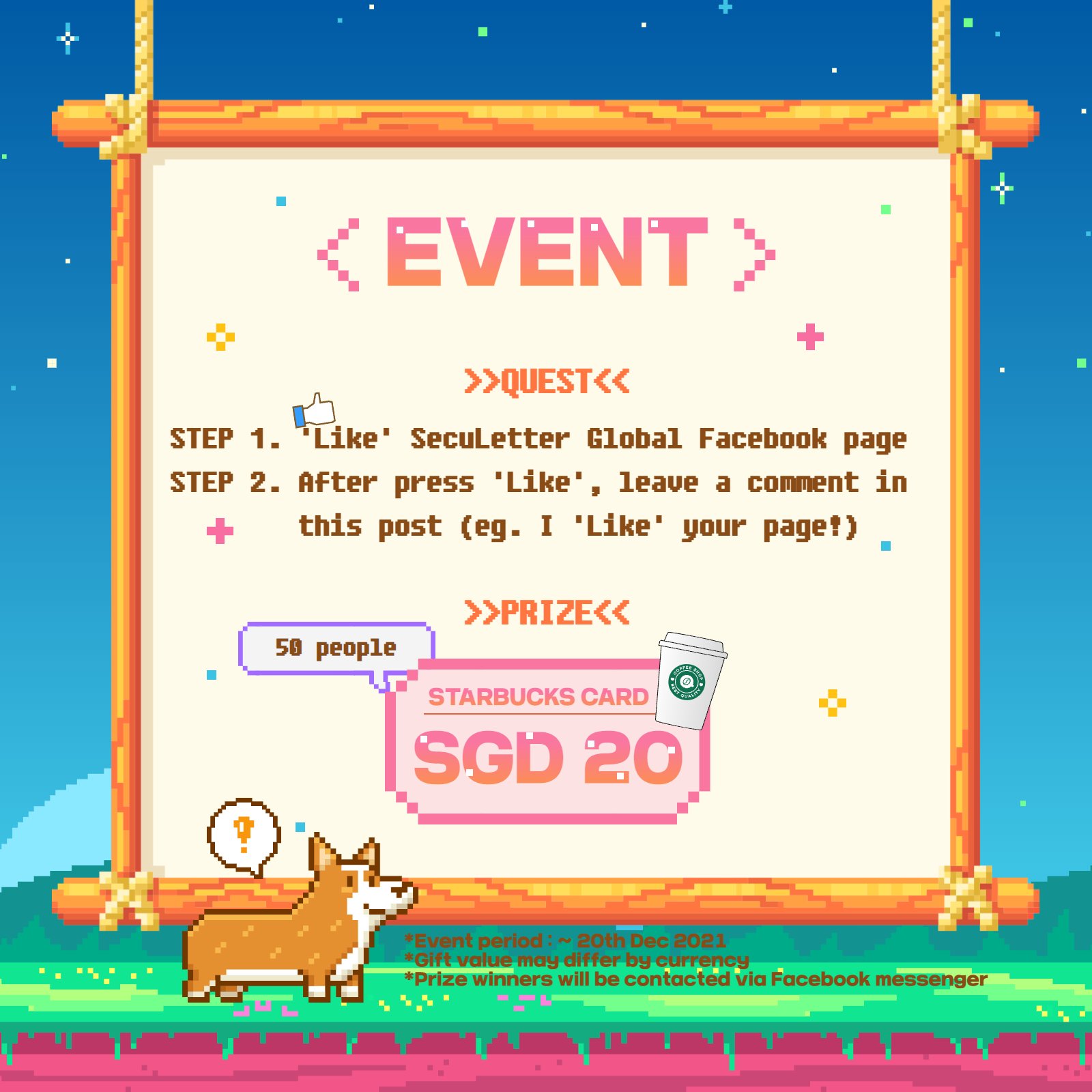 [CLOSED] Facebook Page Follow Event